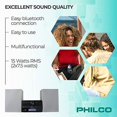 thumbnail image 4 of Philco Shelf Stereo Systems with CD Radio, Bluetooth MP3 AUX &amp; USB, 4 of 7