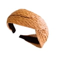 thumbnail image 2 of Jumpingount Diadema tejida hueca Nudo de punto Estilo bohemio Bowknot Diadema de ganchillo Adornos Diademas de verano para mujer Accesorio para el cabello Tipo 1 Jumpingount AP010004-01B, 2 of 6