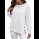 thumbnail image 2 of Sudadera Informal de Cuello Redondo para Mujer, Holgada, Suave y de Larga. S, 2 of 10