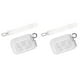 thumbnail image 1 of Estuche para tarjetas con cremallera y ventana para identificación, cartera de cuero con llavero de nailon impermeable para mujer., 1 of 2