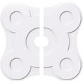 thumbnail image 4 of 30"OD x 3"ID x 10 1/2"C x 1"P Luna Architectural Grade PVC Contemporary Ceiling Medallion, Two Piece, 4 of 7