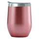 thumbnail image 2 of Vaso de acero inoxidable con aislamiento al vacío | Taza de viaje de 360 ml | Aislamiento de doble pared que mantiene el calor y el frío | Tapa antiderrames | Compatible con portavasos de coche |, 2 of 7