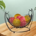 thumbnail image 3 of Dining Table Kitchen Fruit Basket Party Container Holder Stand , Black, 3 of 8