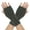 Dark Gray, variant on Gloves Fashion Half Finger Knitted Soft Winter Hand Arm Wrist Warm Solid Color Fingerless Thumb Hole Mittens