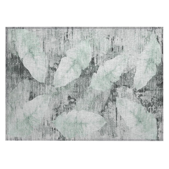 Dalyn Rugs Machine Washable Indoor/Outdoor Chantille ACN2172 Teal 1'8" x 2'6" Rug