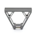 thumbnail image 4 of Soporte soporte triangular absorción impactos traseros, mantenimiento, modificación, , accesorios para motocicletas, articulación Gris negro, 4 of 8