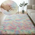 thumbnail image 2 of Kids Carpet Girl Rainbow Colors Carpets For Living Room Large Push Soft Bedroom Rugs Bedside Children's Room Floor Cute Mats, 2 of 6