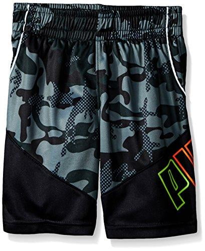 puma shorts kids green