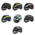 thumbnail image 3 of Yuarrent Casco de bicicleta de carretera PC con luz trasera LED: visibilidad durante los paseos nocturnos Casco de ciclismo EPS Seguridad de Ciclismo negro titanio, 3 of 6
