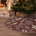 thumbnail image 6 of KLL Coffee and Flowers Christmas Tree Skirt 36" ,Party Decorations Farmhouse for Christmas Decorations Holiday Party, 6 of 6