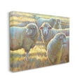 thumbnail image 3 of Sheep Herd Grazing Grassland Animals & Insects Painting Gallery Wrapped Canvas Print Wall Art, 3 of 7