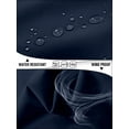 thumbnail image 4 of Bomber Jacket Mens Windproof Casual Windbreaker Softshell Zip Up Fashion Work Dress Winter Coat with Pockets navy blue XL, 4 of 9