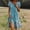 X-271Green, variant on YMNXA Womens Summer Dress Short Sleeve Round Neck Floral Print Comfortable Stylish Loose Fit Dresses For Everyday Wear And Party,Green,L