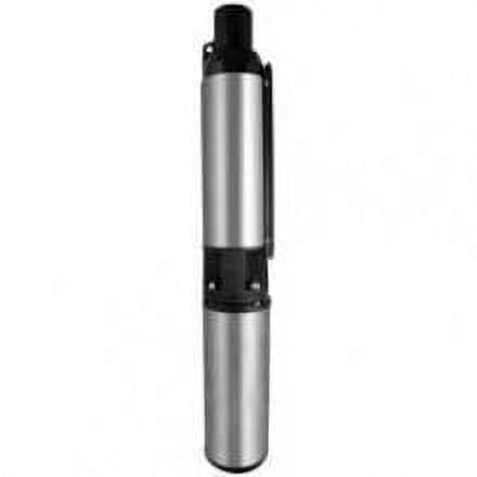 Zoeller 452-0005, 4" Deep Well Submersible Pump and Motor With Leads, 11 GPM, 1 HP, 230 Volts, 1 Phase, 3 Wire, 15 Stages, 1-1/4" Discharge