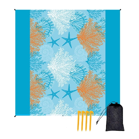 Hearth & Gear Beach Blanket Sandproof Oversized 78''×82'' Extra Large Beach Mat Portable Picnic Mat For Travel Camping Hiking Lightweight Beach Family Water Mat Adventure Gear 60l Backpack for Men