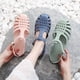 thumbnail image 2 of Sandalias con punta inferior suave para adultos, primavera y verano, zapatos planos con agujeros huecos para mujer, zapatos de gelatina, sandalias de playa, zapatos de plástico de estilo romano, 2 of 5