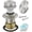 Brushed Nickel, variant on Brushed Gold Tub Drain Kit with Hair Catcher, Premium Brass Tip-Toe Bathroom Tub Drain Replacement and 2-Hole Overflow Faceplate, 11.5/16 UNC Bathtub Drain Stopper Assembly