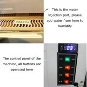 INTBUYING 48 Commercial Floor Type Refrigerated Cake Showcase Bakery Cabinet Cooling Display Case Cooler Right Angle 220V