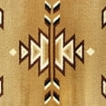 thumbnail image 6 of Emma + Oliver 3x16 Olefin Accent Runner with Southwestern Geometric Arrow Design in Brown, Black, Beige & Ivory and Natural Jute Backing, 6 of 6
