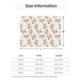 thumbnail image 5 of Fuzoiu Tulips Flowers Print Flannel Blanket,Throw Blanket,Flannel Home Decor,Fleece Bed Blankets,Cozy Soft Blanket for Bed, Sofa, Camping, and Travel-40"x30", 5 of 6