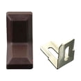 thumbnail image 1 of 40 PCS L Shape Right Angle Corner Brackets,Shelf Bracket,Plastic Ourside Metal, 1 of 10