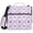 Lavender Grape Heart, variant on 3 Ring Zipper Binder with Shoulder Strap Waterproof Trapper Keeper 2 Inch D-Ring 500 Sheets Capacity, Coquette Bow Stripe