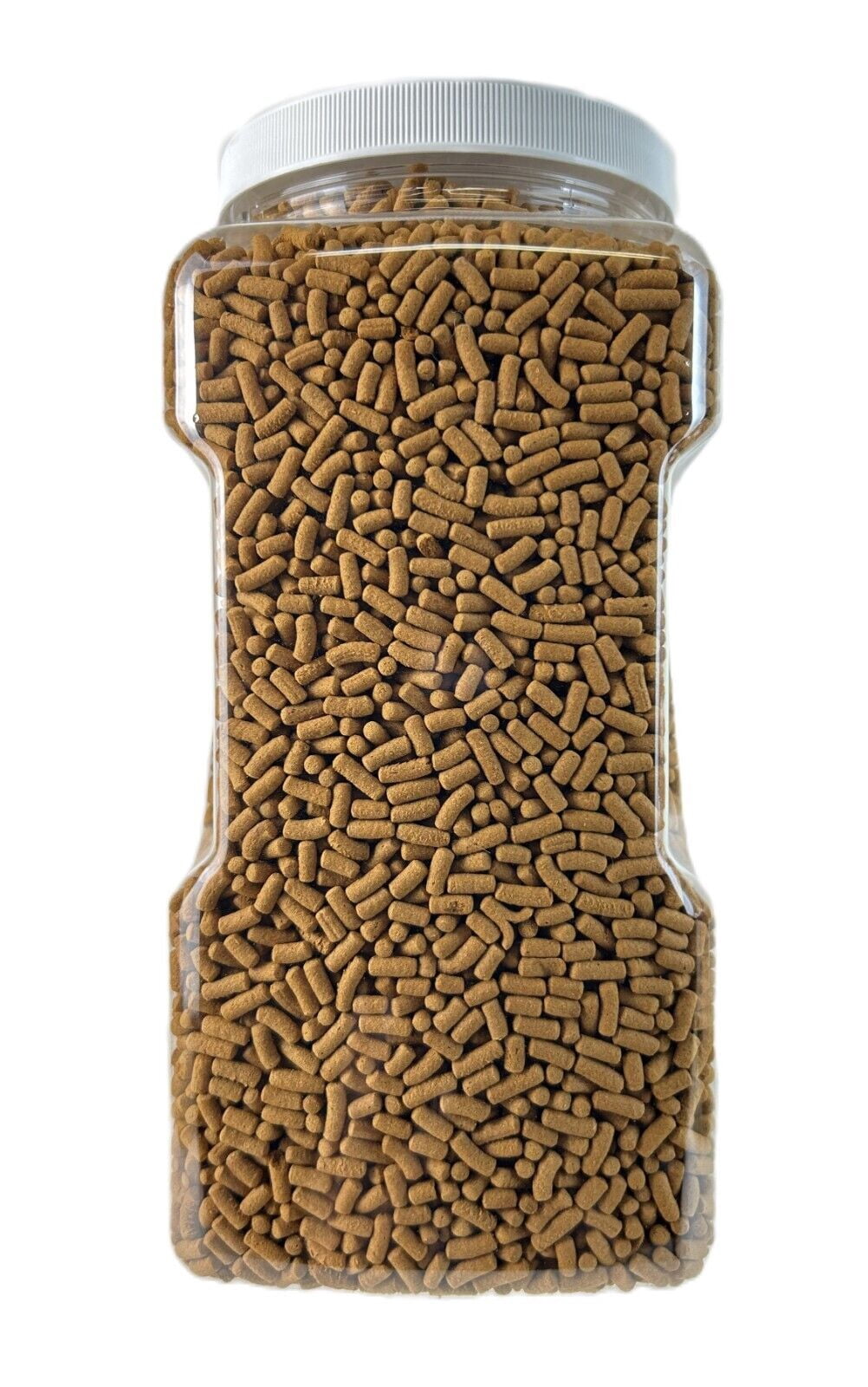 Aquatic Foods Inc. Koi 7/16" x 5/32" 28% Protein Floating Sticks for Koi, Goldfish, All Pond Fish, All Aquatic Turtles...WL 2-lbs 6oz Lg Jar