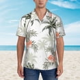 thumbnail image 4 of Lsque Vintage Palm Trees pattern Hawaiian Shirt for Men, Unisex Summer Beach Casual Short Sleeve Button Down Shirts-Medium, 4 of 9