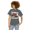 thumbnail image 2 of Cool Truckers Wife My Husband Moves America Trucking T-shirt, 2 of 3