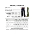 thumbnail image 2 of Nananla Ladies Casual Pant Solid Color Pocket Deisgn Low Waist Cargo Pants Overall Pant, 2 of 6