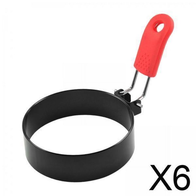 Sartén para huevos,Sartén para huevos Sartén para tortillas Sartén para filetes Sartén para tostadas,Sartén antiadherente Sección Sartén Mini Panqueque,Utensilios de cocina redondos