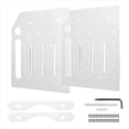 thumbnail image 2 of 3.5 Inch Desktop Hard Disk Rack Transparent Acrylic Mechanical Hard Disk Cage External Hard Disk Storage Box 4 Layer, 2 of 8