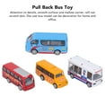 thumbnail image 4 of 4Pcs Die Cast Alloy Bus Model Set Kid Simulated Exquisite Funny Pull Back Car Vehicle Toy Decoration, 4 of 5