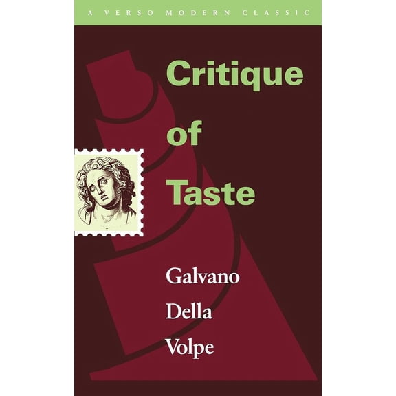 Verso Modern Classics Critique of Taste, (Paperback)
