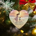 thumbnail image 2 of YiJuHui 1pcs Christmas Ornament Heart Ceramic Pendant, Beach Theme Holiday Decoration, Fade-Resistant Glossy Finish, Tree & Home Decor Gift 8cm, 2 of 6