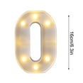 thumbnail image 2 of Fiudx Lámpara con Letras Led Decorativas, Luz Nocturna Tipo Marquesina, Decoración Versátil para El Hogar, Celebraciones de Cumpleaños y Bodas, Ambiente Romántico, Fácil de Usar con Pilas., 2 of 6