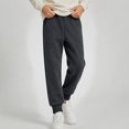 thumbnail image 2 of HAOTAGS Kids Jogger Sweatpants (4-16 Years) Elastic Waist Casual Cotton Trousers With Side Pockets Dark Gray Size 13, 2 of 7
