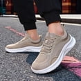 thumbnail image 3 of Men's Wide Toe Running Shoes, Breathable Lightweight Athletic Sneakers with Cushioned Sole for Walking, Training, Hiking and Everyday Wear, 3 of 9
