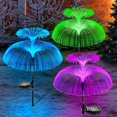 thumbnail image 3 of 1 paquete de 1/2/3 capas de luces solares de medusas para árbol de Navidad con decoraciones LED de Halloween que cambian de color, 3 of 5