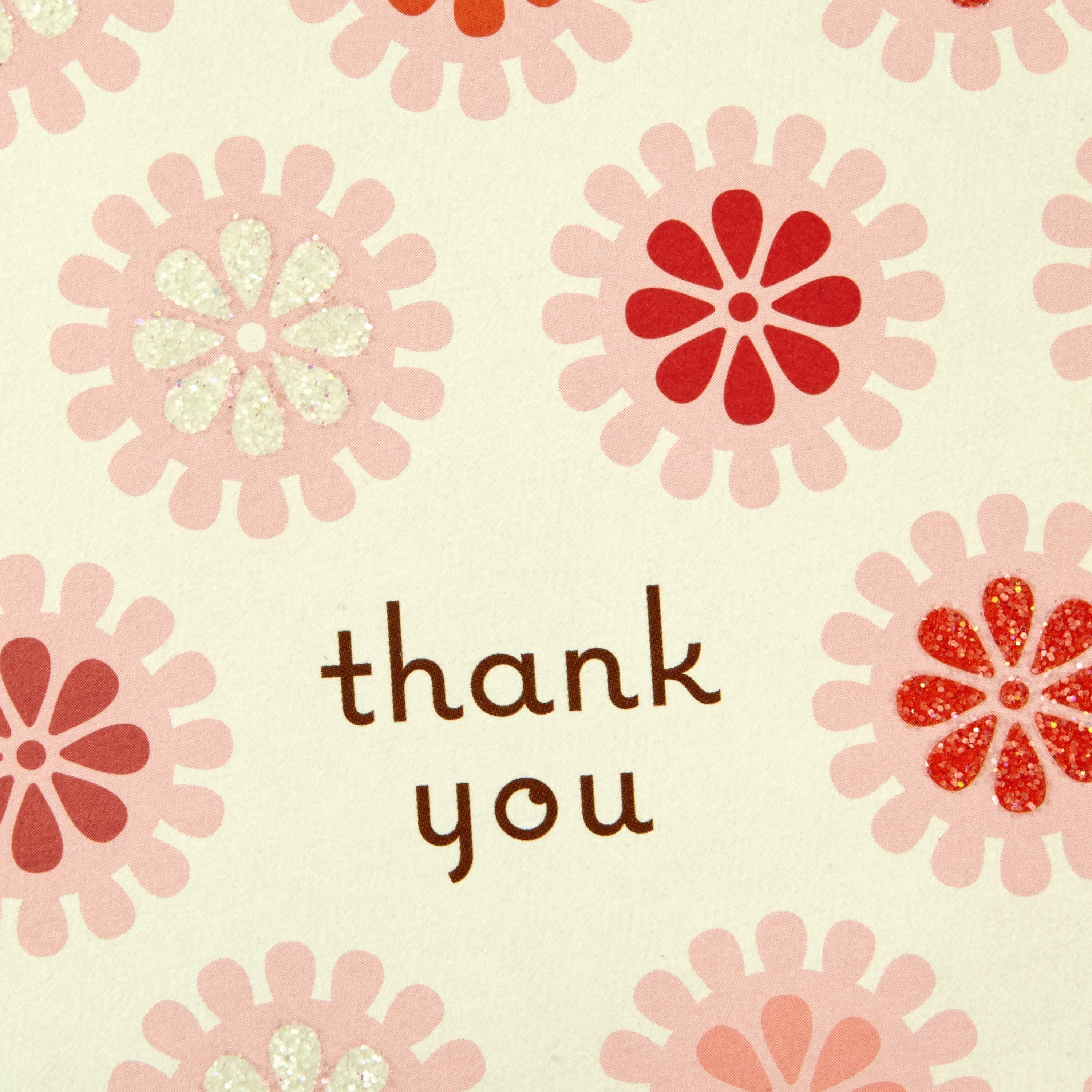 Hallmark Thank You Notes (Pink Flowers, 50 Cards and Envelopes)