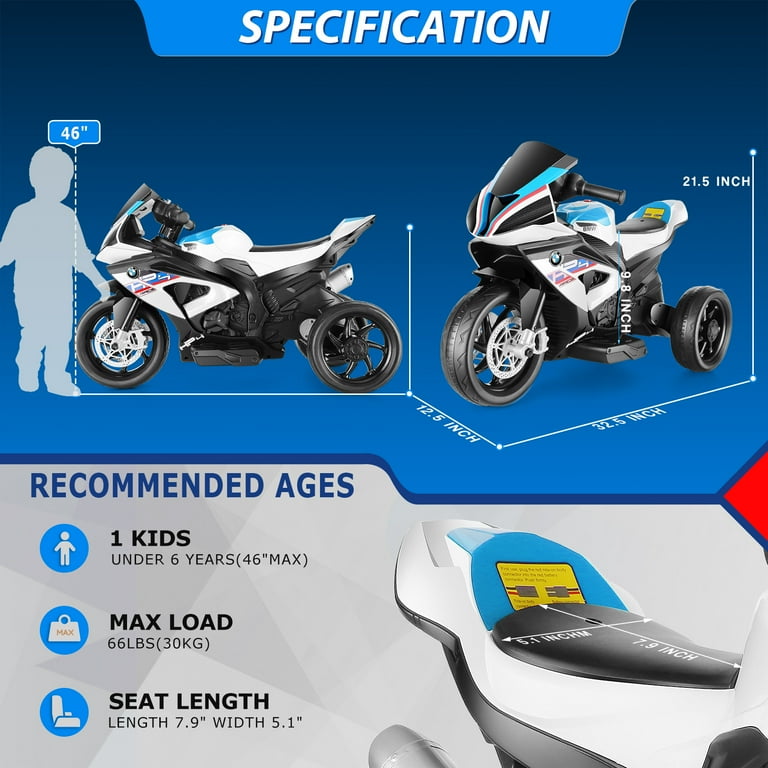 Bmw s1000rr 12v cheap battery powered motorcycle