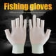 thumbnail image 5 of Guantes Pesca Con Corte 3 Dedos Guantes Pesca Con Protección Solar Antideslizantes (Blanco), 5 of 9