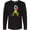 AB-Black, variant on Inktastic Autism Awareness Red Yellow Green Orange Blue Heart Ribbon Long Sleeve T-Shirt