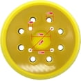 thumbnail image 4 of 1 almohadilla de lijado de 125 mm, discos de lijado redondos de 8 orificios, almohadilla de PU, para lijadora, reemplazo de almohadilla de lijado suave (amarillo), 4 of 5