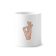 thumbnail image 1 of Muy bien, muy bien. Cepillo de dientes titular de la pluma Mug de ceramica blanca taza 350ml, 1 of 2