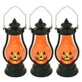 thumbnail image 1 of 3 Pcs Lumières de Citrouille d'Halloween Ornements de Lanternes de Citrouille, 1 of 6