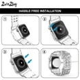 thumbnail image 4 of 2WIN2BUY Apple Watch Band with Case Crystal Cover for iWatch Series 8 Ultra 49mm Rugged Shockproof Sport Band for Apple Watch with Protective Cases, for Men and Women(Clear), 4 of 5