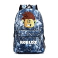 thumbnail image 1 of Kids Boys Girls Roblox Print Backpack Rucksack Cartoon School Bag, 1 of 5