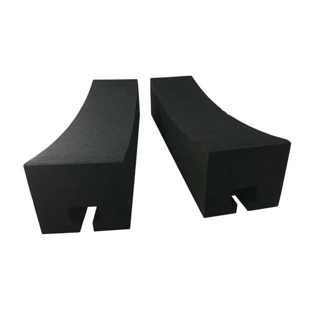 2 piezas de accesorio portakayak para techo de coche, color negro, repuestos de alto rendimiento Cuadrado