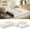 93" Teddy Beige, variant on 92.1'' King Pull out Sofa Bed, Convertible Futon Couch, 3-in-1 Faux Leather Sleeper Sofa with Tufted Back, 2 Pillows, Gold Legs, Deep Folding Loveseat Couches for Living Room, Apartment, Black